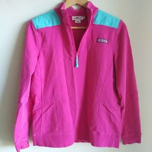 VINEYARD VINES PINK PULLOVER SWEATER